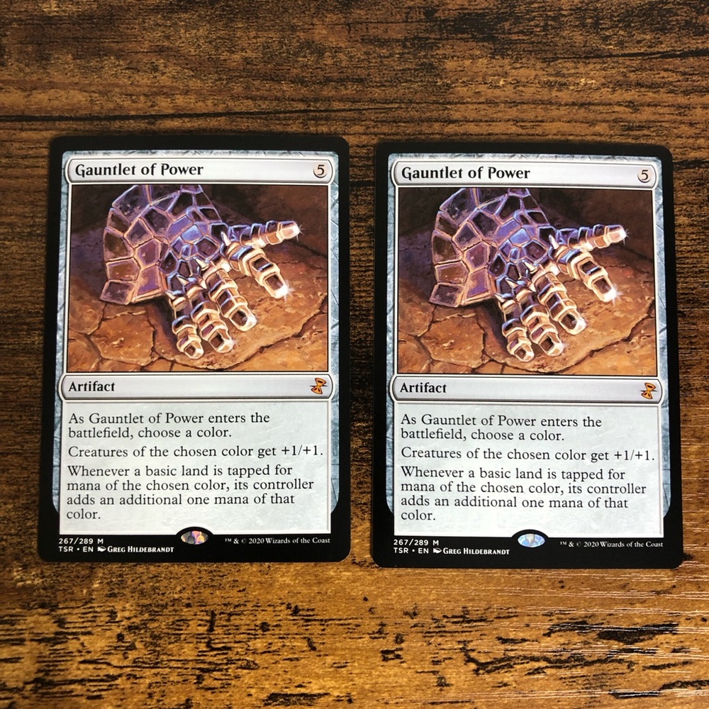 Magic the Gathering MTG Time Spiral Remastered
Gauntlet of Power x2 NM